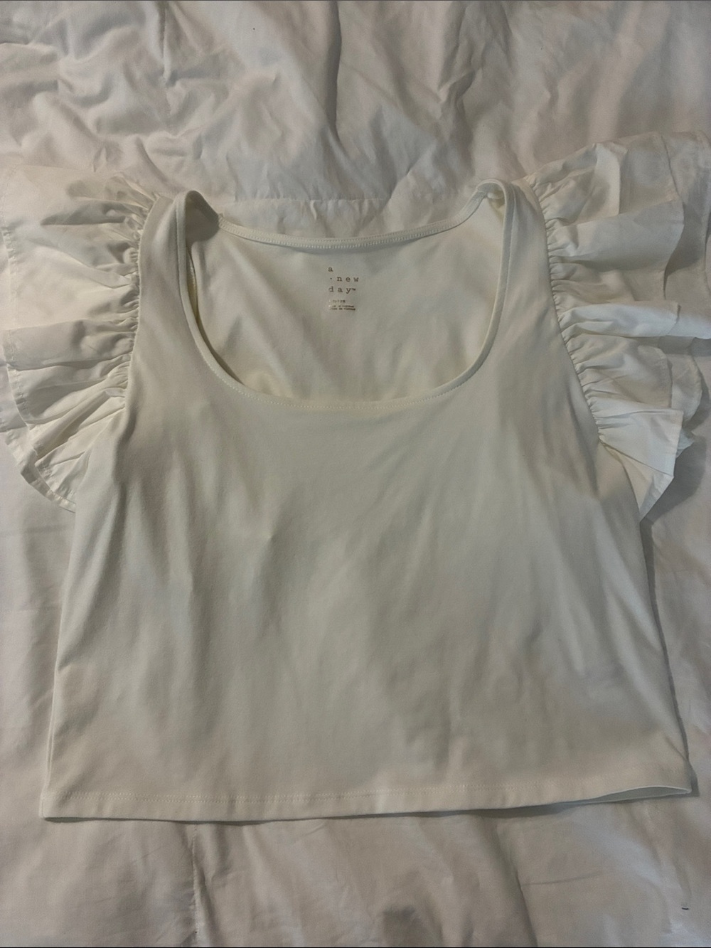 Ruffle sleeve blouse